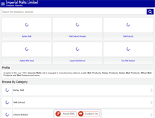 Tablet Screenshot of imperialmalt.com